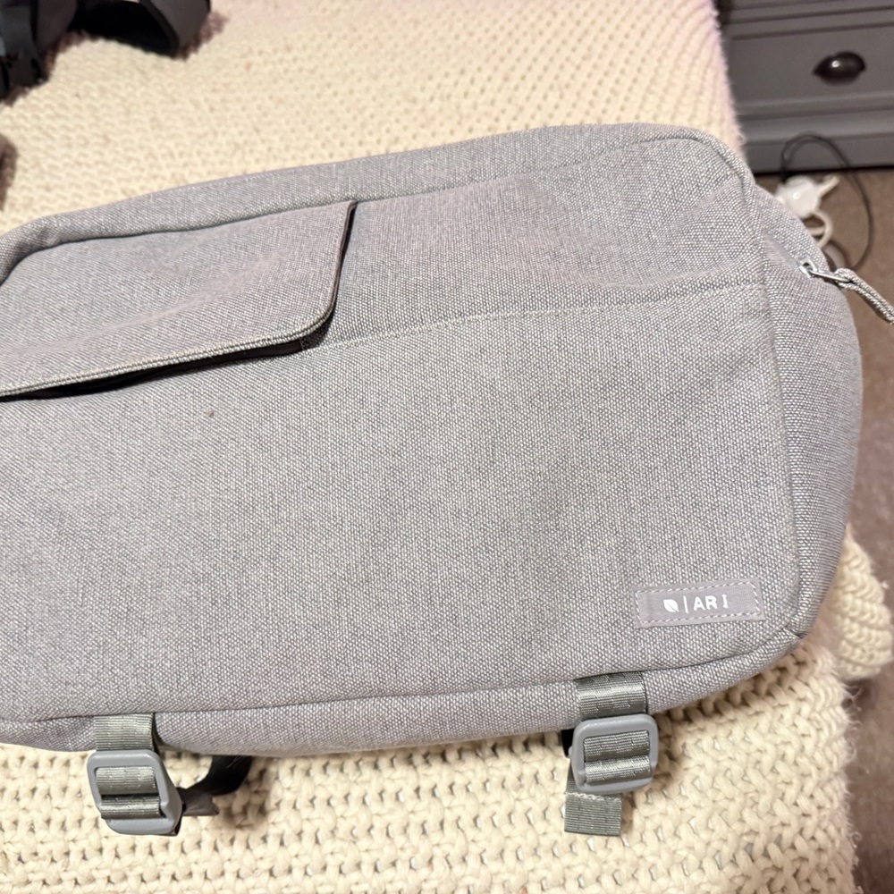 Light gray waterproof camera bag LG